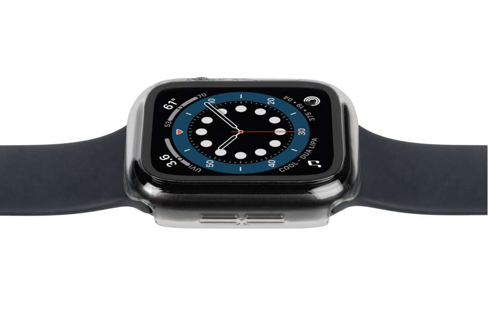 Full Body Case + Displayschutzfolie - Apple Watch Serie 4/5/6/SE - Transparent