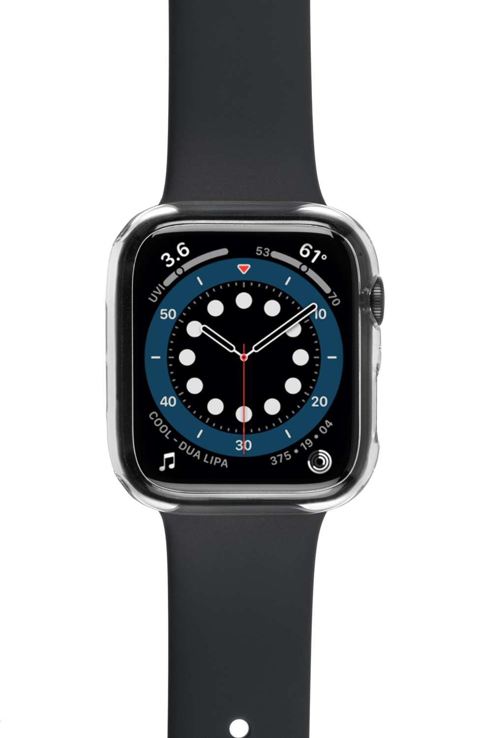 Full Body Case + Displayschutzfolie - Apple Watch Serie 4/5/6/SE - Transparent