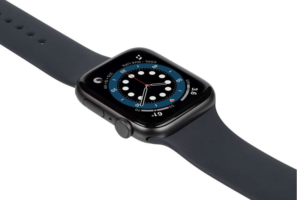 Full Body Case + Displayschutzfolie - Apple Watch Serie 4/5/6/SE - Transparent