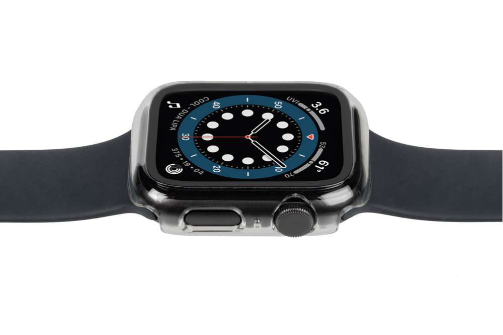 Full Body Case + Displayschutzfolie - Apple Watch Serie 4/5/6/SE - Transparent