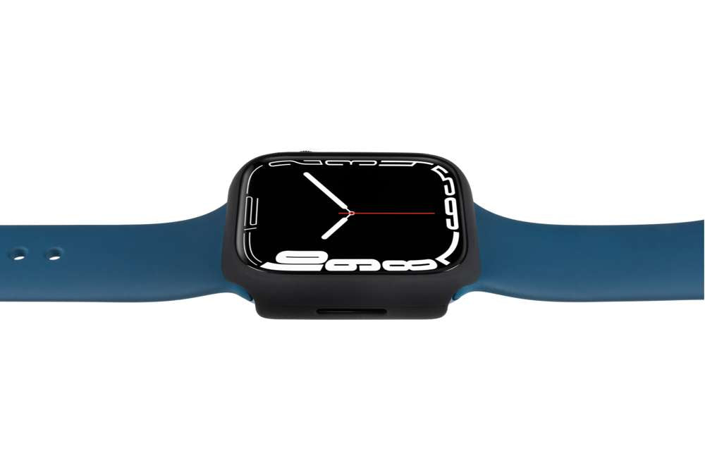 Full Body Case + Displayschutzfolie - Apple Watch Series 7 - Schwarz