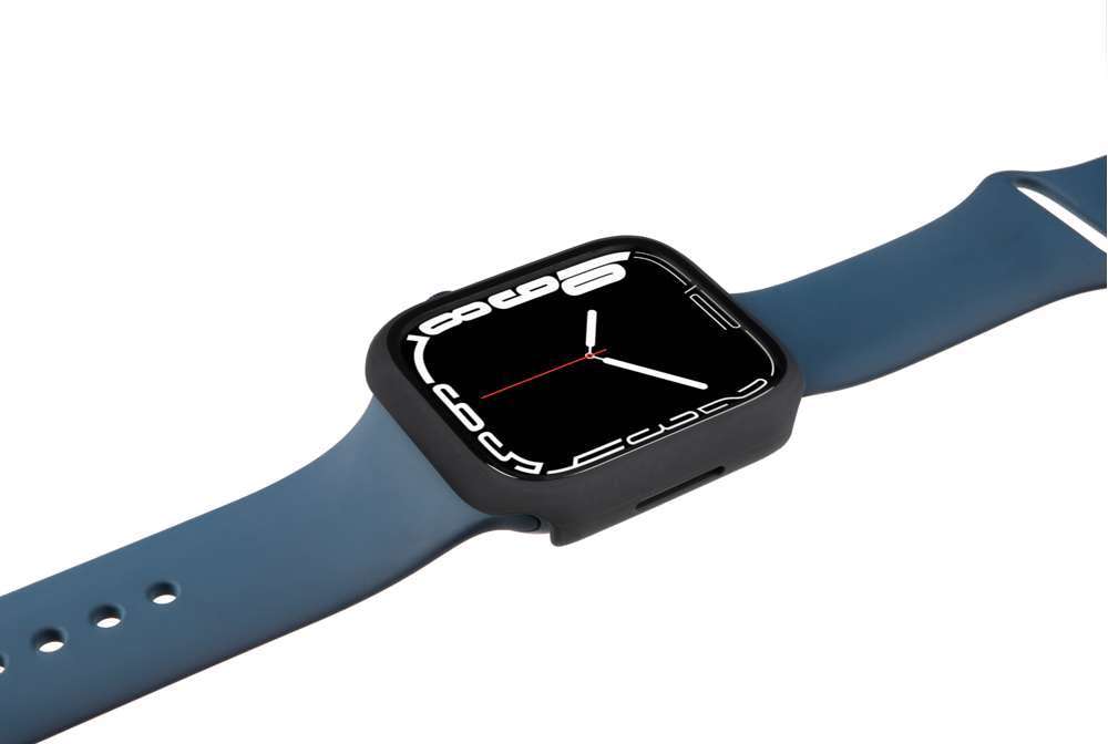Full Body Case + Displayschutzfolie - Apple Watch Series 7 - Schwarz