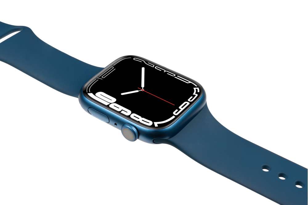 Full Body Case + Displayschutzfolie - Apple Watch Series 7 - Schwarz