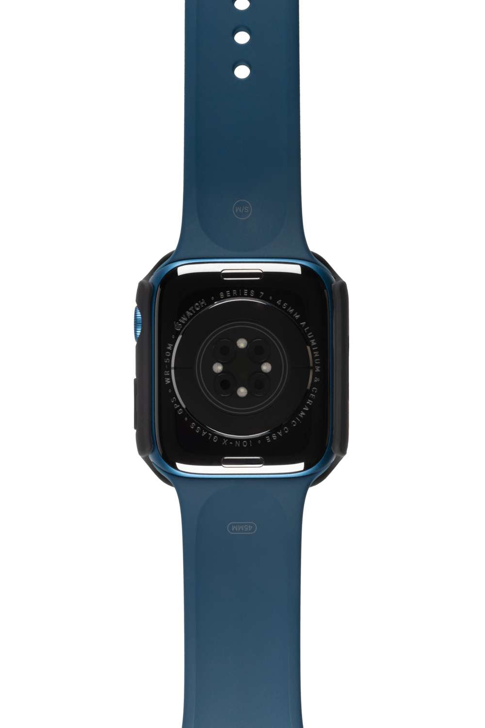 Full Body Case + Displayschutzfolie - Apple Watch Series 7 - Schwarz