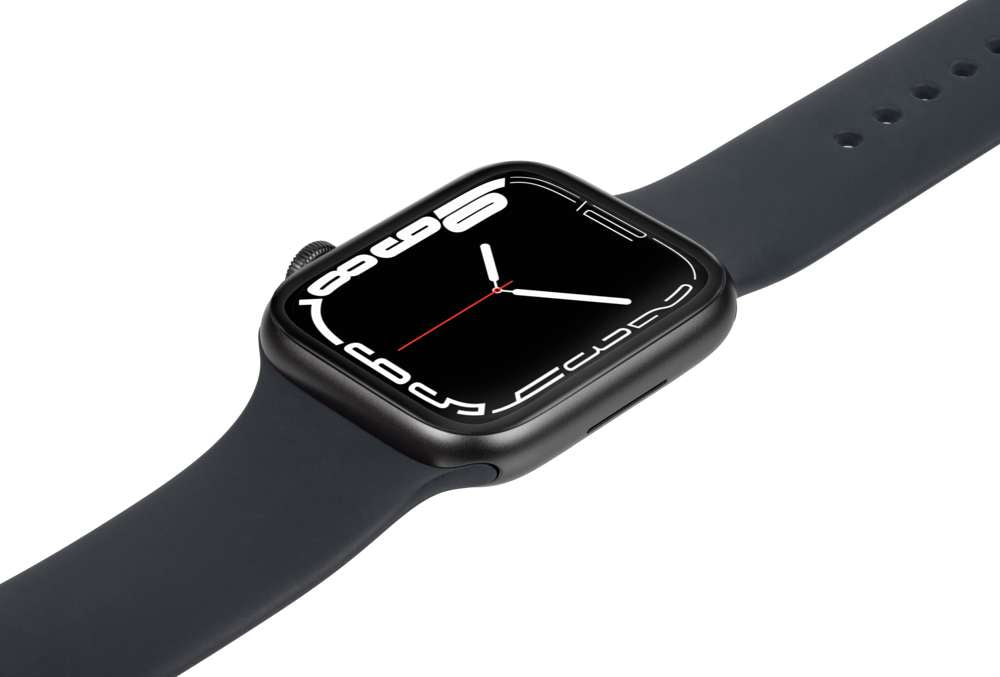Full Body Case + Displayschutzfolie - Apple Watch Serie 7 - Transparent