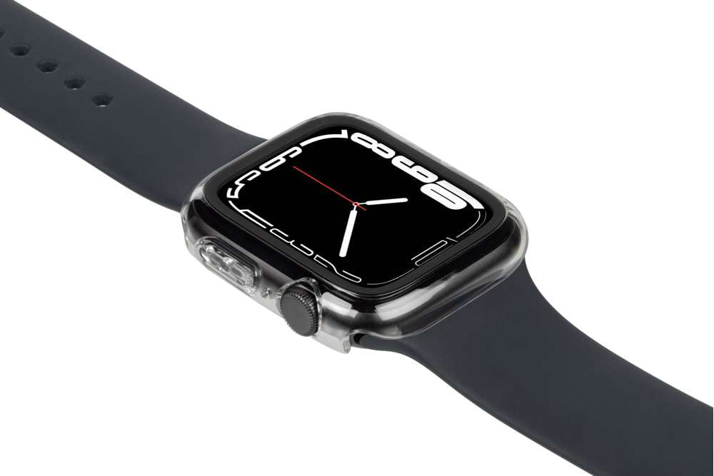 Full Body Case + Displayschutzfolie - Apple Watch Serie 7 - Transparent