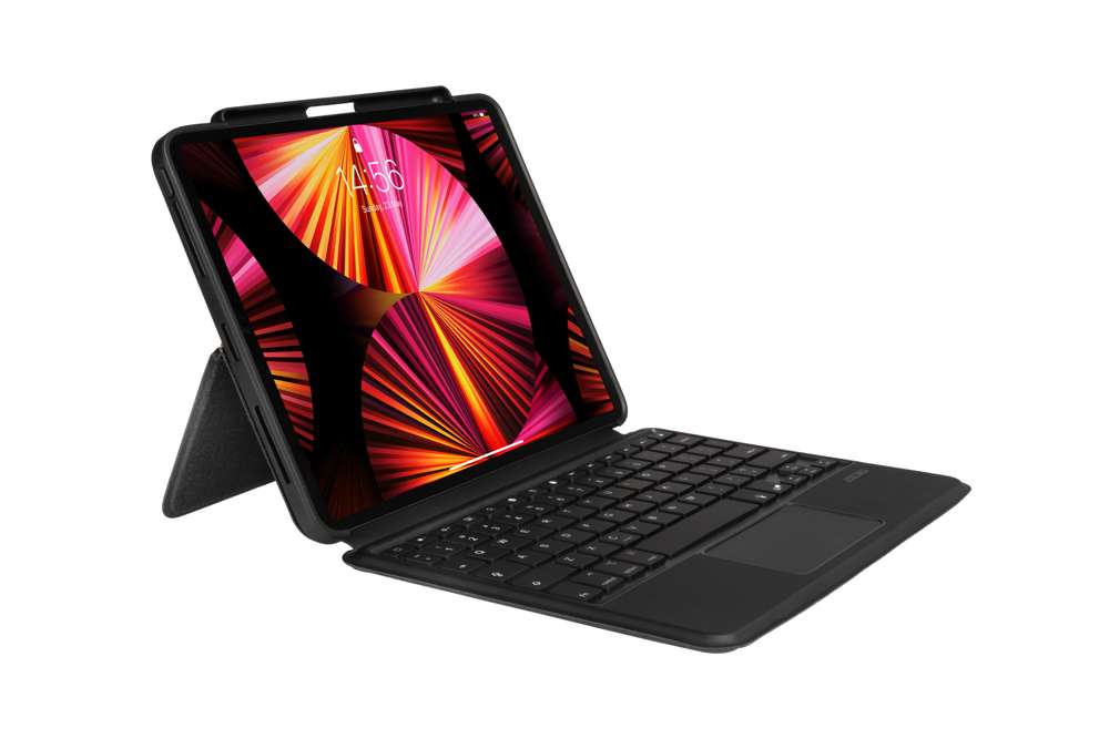 Bluetooth Tablet Tastatur Hülle - Apple iPad Pro 11 Zoll (2021) - Dunkelgrau