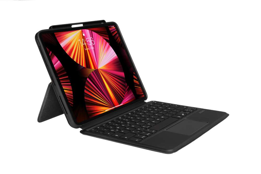 Bluetooth Tablet Tastatur Hülle - Apple iPad Pro 11 Zoll (2021) - Dunkelgrau