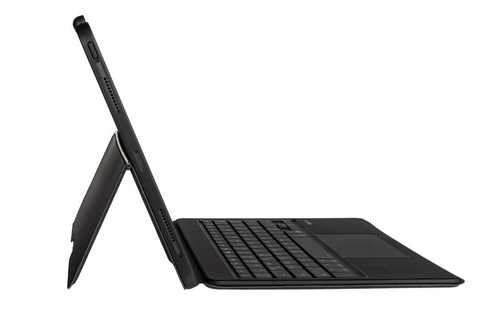 Bluetooth Tablet Tastatur Hülle - Apple iPad Pro 12.9 Zoll (2021) - Dunkelgrau