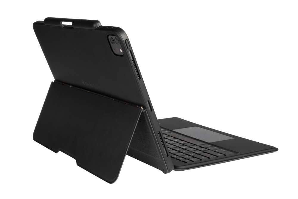Bluetooth Tablet Tastatur Hülle - Apple iPad Pro 12.9 Zoll (2021) - Dunkelgrau
