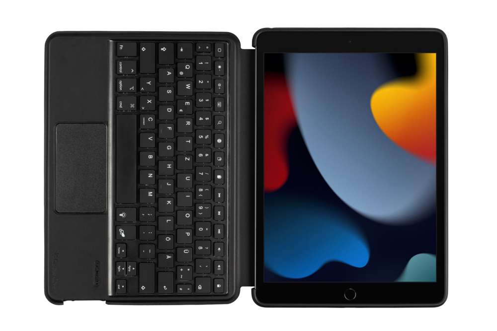 Bluetooth Tablet Tastatur Hülle - Apple iPad 10.2 Zoll (2019/2020/2021) - Dunkelgrau
