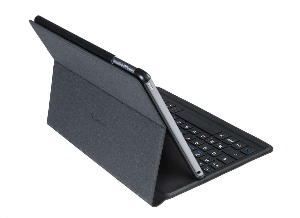 Bluetooth Tablet Tastatur Hülle - Apple iPad 9.7 Zoll (2017/2018) - Dunkelgrau