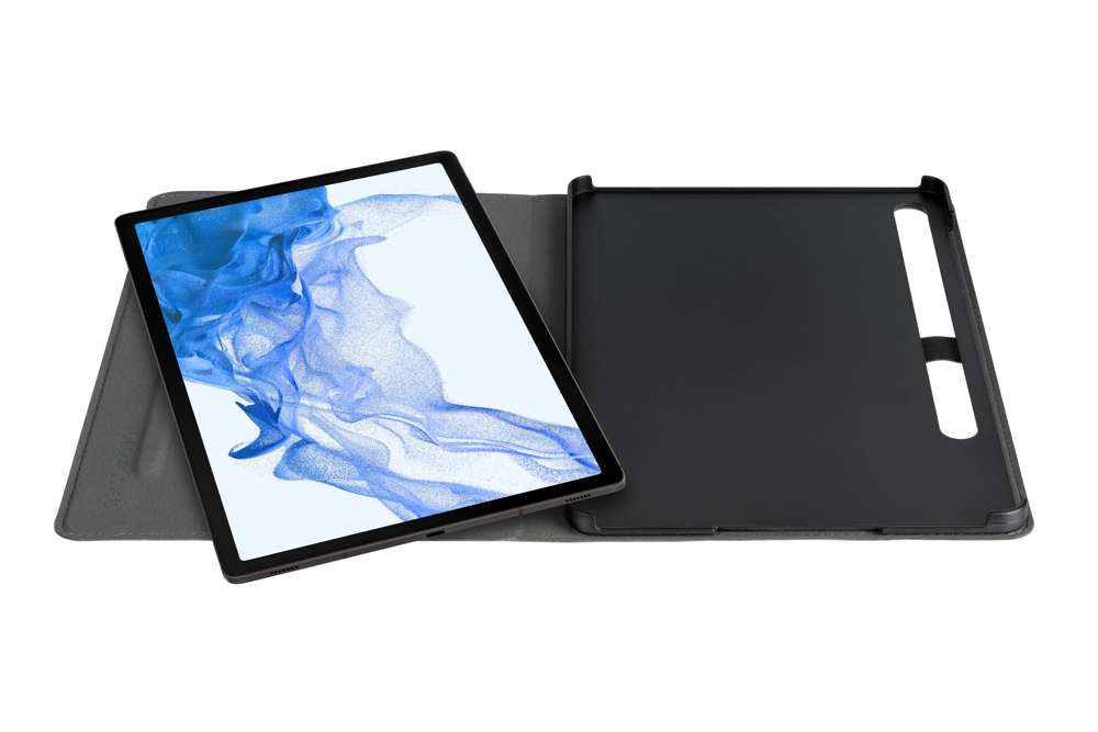 V11T62C1 - EasyClick 2.0 Tablet Hülle - Samsung Galaxy Tab S7 11 Zoll (2020) & Galaxy Tab S8 11 Zoll (2022) - Schwarz