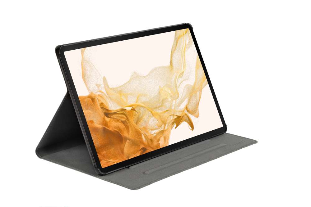 V11T63C1 - EasyClick 2.0 Tablet Hülle - Samsung Galaxy Tab S7 Plus 12.4 Zoll (2020) & Galaxy Tab S8+ 12.4 Zoll (2022) - Schwarz