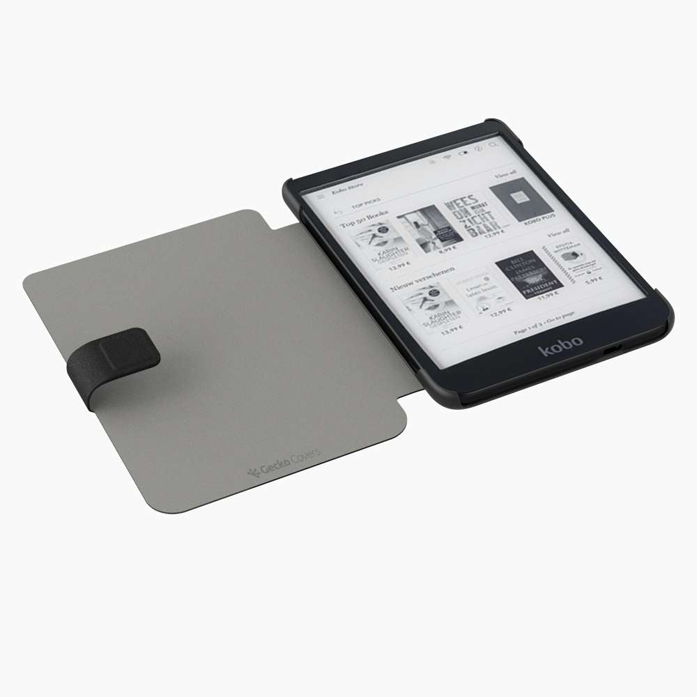 V4T58C1 - Easy-Click E-Reader Case - Kobo Clara 2E & Tolino Shine 4 - Schwarz
