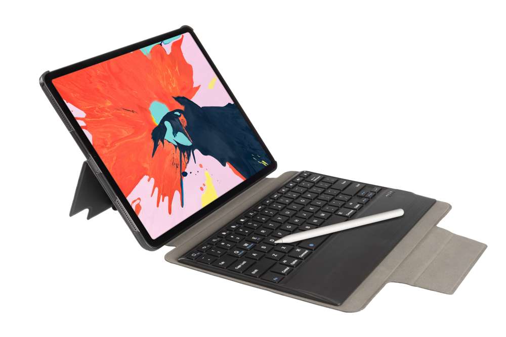 Bluetooth Tablet Tastatur Hülle - Apple iPad Pro 12.9 Zoll (2020) - Schwarz