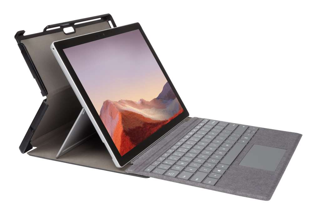 V20T10C1 -  EasyClick Tablet Hülle - Microsoft Surface Pro 7 12.3 Zoll (2019) - Schwarz
