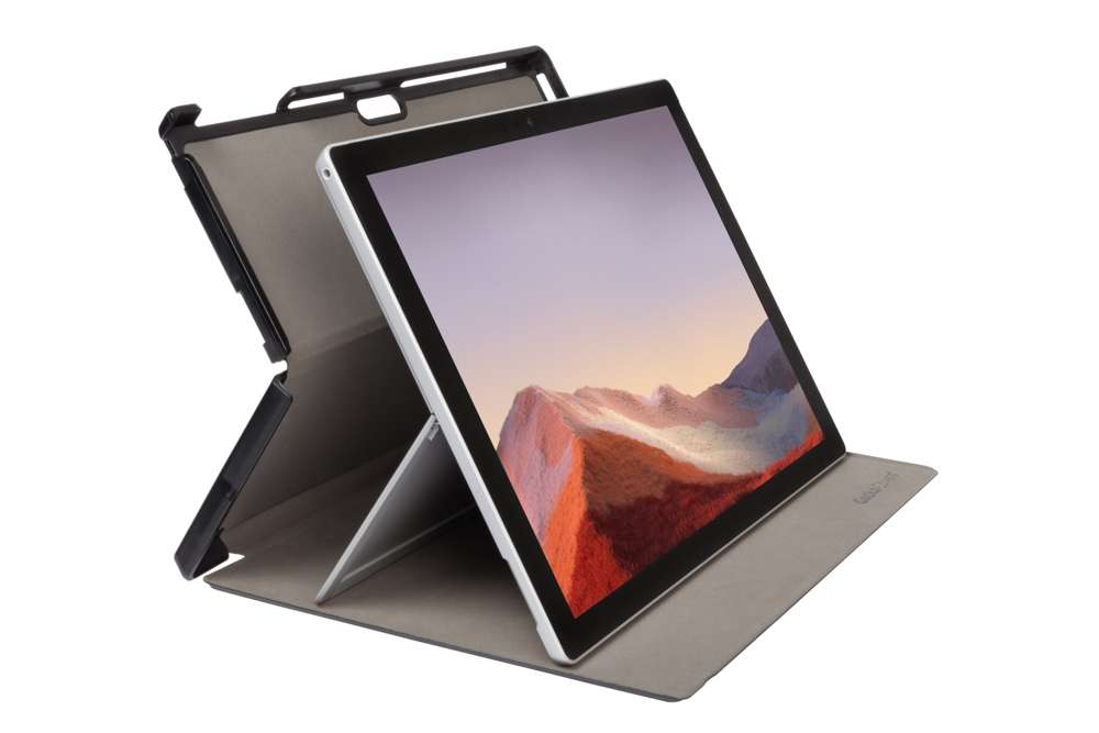 V20T10C1 -  EasyClick Tablet Hülle - Microsoft Surface Pro 7 12.3 Zoll (2019) - Schwarz