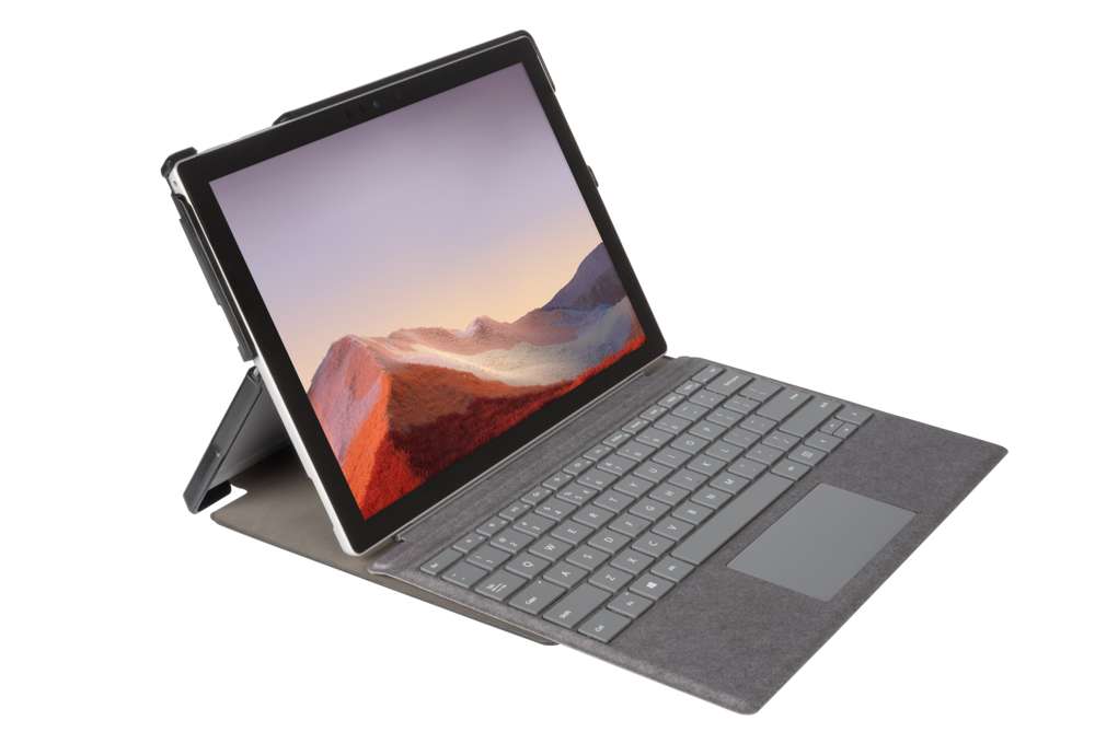 V20T10C1 -  EasyClick Tablet Hülle - Microsoft Surface Pro 7 12.3 Zoll (2019) - Schwarz