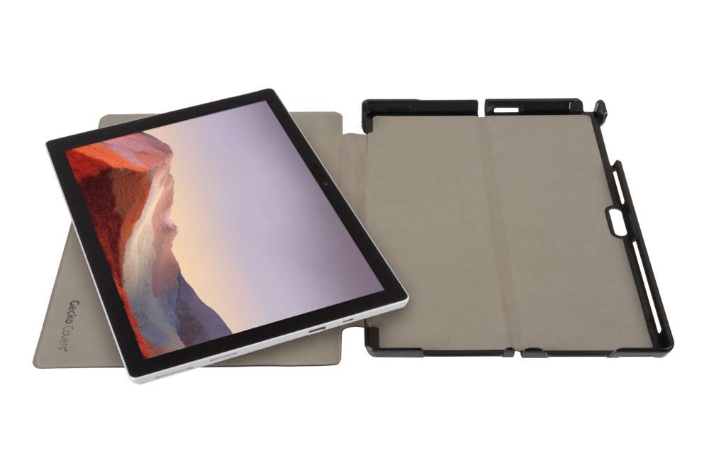 V20T10C1 -  EasyClick Tablet Hülle - Microsoft Surface Pro 7 12.3 Zoll (2019) - Schwarz
